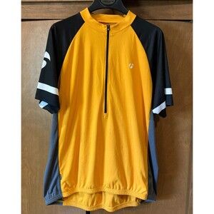 Bontrager Solstice Cycling Jersey Shirt Mens Size XL Orange Half Zip 9466